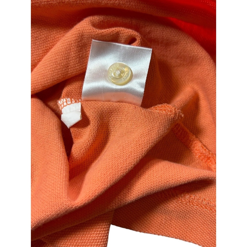 Vineyard Vines Polo Shirt Mens XL Peach Lt Orange Cotton Casual Golf Outdoor Dad - Picture 5 of 8